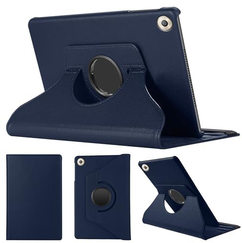SWEIMEN Custodia Protettiva Compatibile con Huawei MediaPad M5 (8.4 pollice) tavoletta, con supporto girevole a 360°