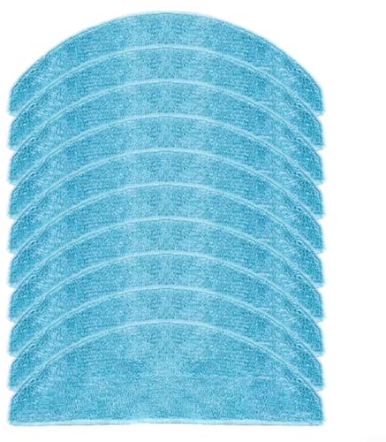 URPIZY Mopa para almohadillas para aspiradora Conga 7490 Immortal, 8290 Immortal Robot, accesorios de repuesto lavables y reutilizables (paquete de 10)