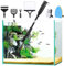 AQQA Aquarium-Reinigungsset,6-in-1 Aquarium Reinigung mit Schwamm Reinigungsbürste,Algenschaber,Fischnetz,Kies Sandrake,Pflanzengabel,Aquarienreiniger,Fish Tank Reiniger Set