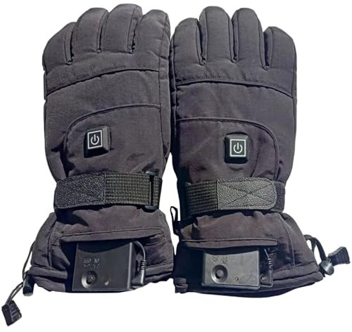Gothic Handschuhe Damen Netzhandschuhe Damen Finge Hand Für Männer Heizung Für Winter Angeln Batterie Beheizte Schnee Handschuhe Handschuhe Jagd Gothic Handschuhe Damen Netzhandschuhe Damen (Black, L)
