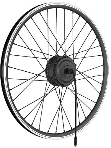 windmeile | E-Bike Nabenmotor Vorderrad, eingespeicht, Schwarz, 28', 48V/500W, E-Bike, Elektro Fahrrad, Pedelec