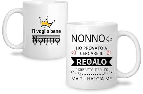 Yufansd Tazza in Ceramica Divertente per Nonno 11oz - Ho Provato A Cercare Il Regalo Perfetto Per Te Ma Tu Hai Già Me - Personalizzata per Regali di Compleanno e Natale