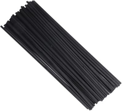 Ciieeo 50 Stück Rattan Schilfrohr Diffusorstäbchen Aus Natürlichem Schilfrohr Schwarzes Farbdesign Langlebig Für Aromatherapie Und Raumduft