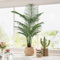 YOLEO 6FT Artificial Areca Palm Tree Lifelike Small Fake Palm Plant Faux Tropical Tree for House Office Living Room Indoor Decor(185CM)