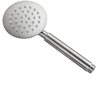 gefilterter Duschkopf Hochdruck-Duschköpfe Duschkö Bathroom Stainless Steel Hand Shower Bath Rain Handheld Shower Head Big Panel Square Circular Bath Sprinkler Brushed Gold Black Showerheads(Round Bru
