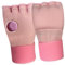 Baoblaze Guanti da Boxe in Gel Guanti Interni Protezione per Le Mani Imbottita per Uomo Donna Guanti Mezze Dita per MMA Muay Thai Kickboxing, Rosa