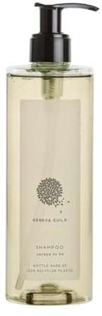 GFL Geneva Guild Shampoo Pump Bottle, 380ml | Refillable design cuts down on single-use plastic waste, offering an eco-friendly hospitality amenity for guest bathrooms.