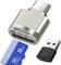 Lecteur de carte Micro SD USB C, lecteur de carte de type C avec adaptateur USB A C vers Micro SD SDXC SDHC, adapté pour ordinateur portable, Samsung, MacBook, smartphone de type C, tablette