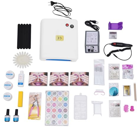 BAOCHADA Nagellack mit UV Lampe 36 W,24 Farben Nägel U V Nagellack Starter Set, Farblack für Nägel mit Fräser Lampe, Maniküre Starter Set Geschenk für Frauen