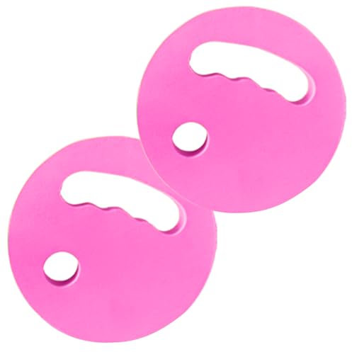 Discos aeróbicos acuáticos – 2 mancuernas flotantes de espuma para entrenamiento acuático, ayuda para entrenamientos de piscina con agarre ergonómico para adolescentes, mujeres, niños, hombres