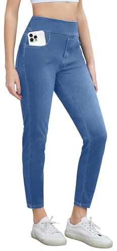 Desol Skinny Jeggings Damen High-Waist 4-Fach Stretch atmungsaktiv