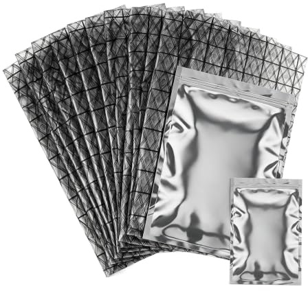 UOCAI Sac Antistatique ESD 30x40cm Lot - 20x Sachet Antistatique + 4X Sac Aluminium Refermable, Protection ESD Epais 12/16 Mil pour Composants Electroniques, Stockage, Transport