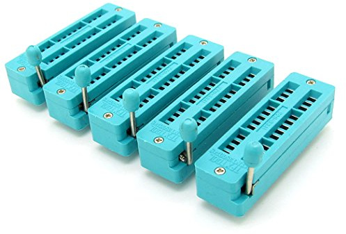5 pcs 28-pin 28 Pins Test Universal ZIF IC Socket Narrow