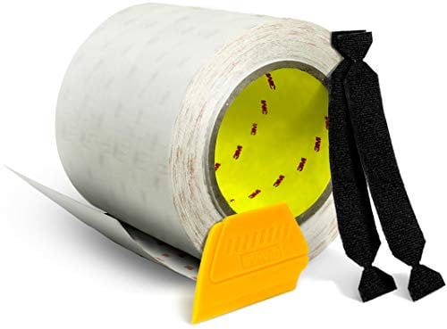 VViViD 3M Clear Paint Protection Vinyl Film 6 Inch Wide Choose Your Size Including Tools (6 Inch x 72 Inch)