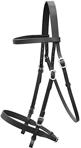 Gr Spanische Trense Escueto, schwarz Cob
