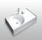 Vasque à poser rectangulaire 80 cm en Solid surface - Sara