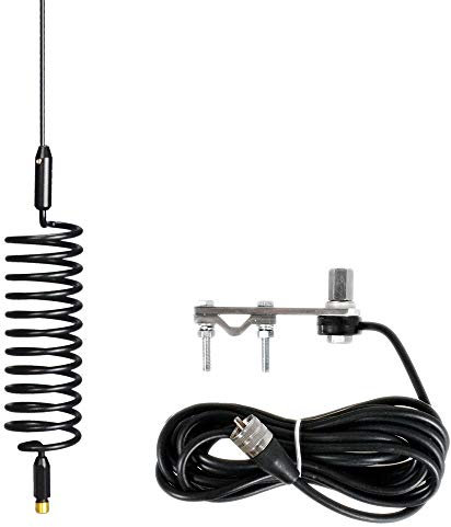 Thunderpole Long Orbitor CB Radio Antenna & 2 Bolt Mirror Bar Mount Kit | Springer CB Radio Aerial