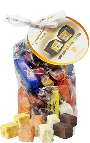 Sicilia Bedda - Torroncini Siciliani Gusti Assortiti - Confezione da 250 Grammi