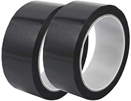 2 Stück 40 mm Breite 40 m langes Isolierband, elektrisch, einseitig schwarz