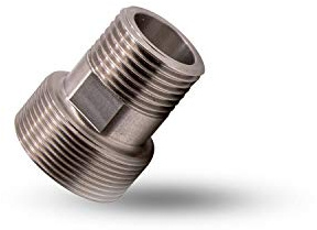 Alb Filter GEWINDEADAPTER M22 auf 3/8 Zoll AG Feingewinde Edelstahl | Gewindeadapter M22 auf 3/8 Zoll AG Feingewinde, für den Wasserhahn-Anschluss, Edelstahl, Made in Germany