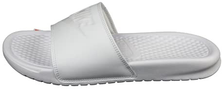 Nike Benassi Women's Slide Sandals, White, 4.5 UK