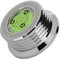 ciciglow Metal Schallplatten Gewicht, Turntable Disc Stabilizer, Aluminium Scheibenstabilisator, mit Wasserwaage, Um Vibrationen zu Eliminieren, für LP Record Player(Silber)