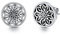 Shusukue Boho Ohrstecker Silber 925 Damen Ohrringe Vintage Lotus Ohrringe Stecker