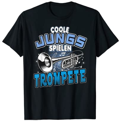 coole Jungs spielen Trompete - Trompeter T-Shirt