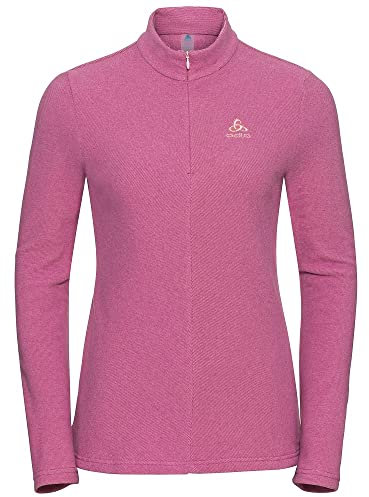 Odlo Damen Langarm Shirt mit Reißverschluss ROY, festival fuchsia - boto dolphin, XS