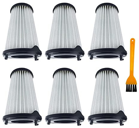Filter kompatibel mit AEG AEF150 CX7-2 kompatibel mit Electrolux EER77MBM EER7ANIMAL EER7ALLRGY EER79SWM ZB3301 ZB3311 Roboter-Staubsauger-Teile (Farbe: 6 Stück)