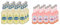 Fentimans Traditional Victorian Lemonade 275 ml (Pack of 12) & Rose Lemonade, 12 x 275 ml Bottles