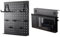 seOSTO Kit de combinaison de panneaux perforés, Multifonctionnel Panneaux Bureau Pegboard, Table & Bureau Rangement Organisateur Panneau, Rangement latéral de bureau pour Le Bureau et la Maison (Noir)