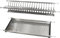 VI.TEL. Kit Scolapiatti Acciaio Inox 18/10 con Supporto Vasca griglia portapiatti da 86 cm per pensile da 90 cm