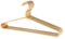 Premium Matte Golden Aluminium Kleiderbügel 6-Pack, 45cm Extra Smooth&Dual Metall Hemd Kleiderbügel, Aluminiumlegierung Kleiderbügel, Kleidung Unterstützung, Kleidung hängen