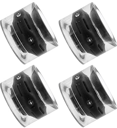 Drfeify 78A -Rad, Longboard-Räder, 60 Mm Longboard-Räder, Feine Verarbeitung, Longboard-Räder, Com78A -Rad, Bequem zu Verwenden, Professionelles Design für Cruiser-Boards (Black)