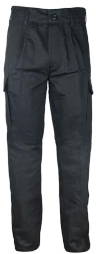 BWuM Original Bundeswehr Moleskinhose *Zivilversion*, Größe:54 (XXL), Farbe:Schwarz