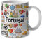 Tasse À Café Le Portugal Tasse Couple Original Tasses À Café Drôle Cup 330Ml Pour Soeur, Collègue, Amoureux