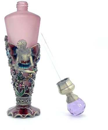 YOPI Flacone di profumo conico da 25 ml, flacone di profumo colorante for tatuaggi, flacone di olio essenziale(Viola)