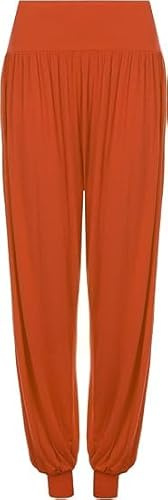 SXME MIGHT SAY Women's Harem Trousers - Ladies Casual Pants -Elasticated Waist - Soft Stretchy Fabric - Full Length - Plus Size UK
