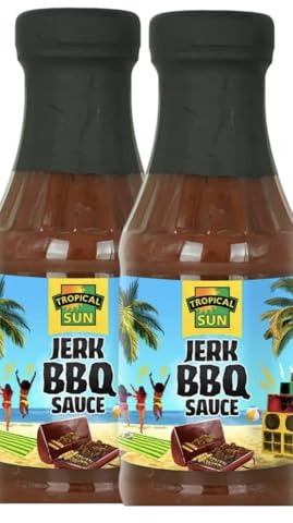 Tropical Sun Jerk BBQ Sauce, 510g, Pack of 2