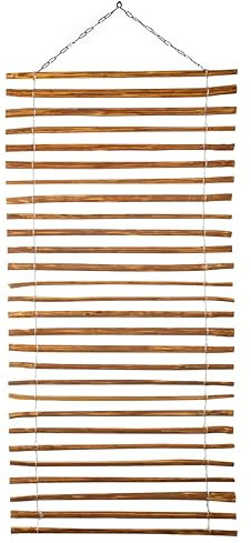 BOGATECO Treillis en noisetier pour plantes grimpantes | 100 x 200 cm marron | 2 tailles au choix | Tuteur en bois parfait pour le jardin, le balcon et la terrasse | Treillis brise-vue