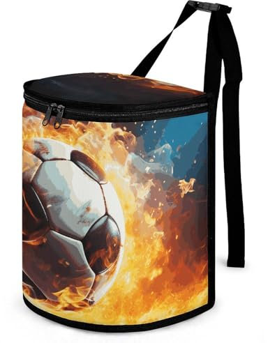 HEBVNJF Poubelle de voiture étanche à suspendre pour voiture - Ballon de football - Poubelle de voiture anti-fuite
