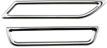 YYFHR 2-teiliger Aufkleber for die Klimaanlage im Auto, passend for Volkswagen, passend for VW, passend for Golf 7 7.5 MK7 MK7.5 2013–2019, LHD-Zubehör for die Abdeckung der Klimaanlage Auto-Klimaanla