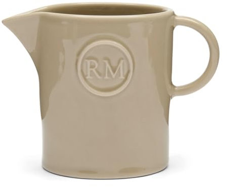 Rivièra Maison - Portofino Milchkanne in Flachs aus hochwertigem Steingut