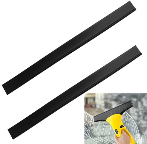 2 Piezas Labio para Aspiradora de Ventana para Kärcher, 280mm Repuestos de Limpiacristales de Goma Compatibles con WV1 WV2 WV5 WV50 WV55 WV60 WV75
