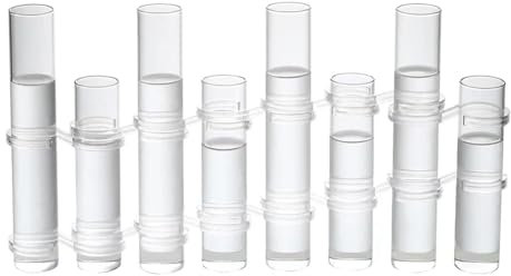 Etyrerre Blumenvase mit Scharnier, Verschiedene Höhen, Zylinder, Reagenzglas, Anzuchtstation, für die Innendekoration