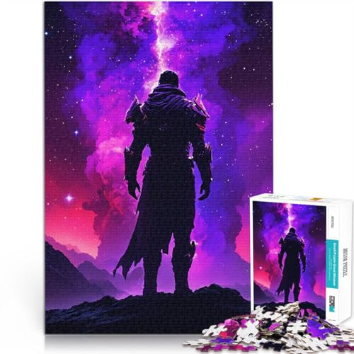 1000 Piece Jigsaw Puzzle for Adults Dark Fantasy Hero Galaxy Lernspielzeug Einzigartige Geburtstags- und Geschenkideen50x70cm
