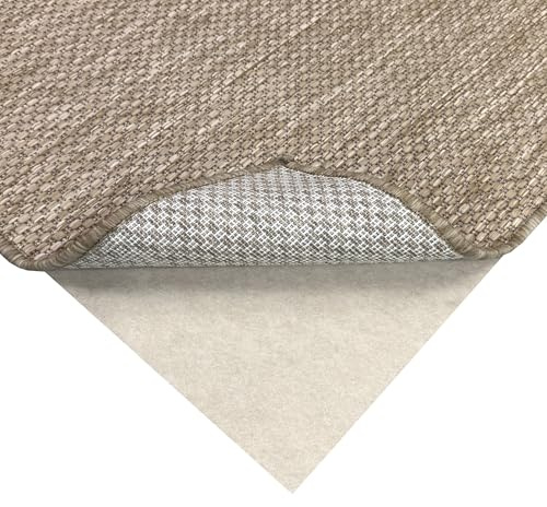 Teppich-Traum Antirutschmatte Zuschneidbar Rutschhemmend Beige 160x230 cm | Rutschfest und flexibel zuschneidbar, bis 30 °C waschbar, für Fußbodenheizung geeignet, OEKO-TEX zertifiziert