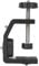 Aluminium Alloy C Clamp Mount | 1/4 Inch Screw for Flashlight/Camera/Tripod | Strong Desktop Bracket | Grip - Enhanced Rubber Pad, Up to 75mm Clamping