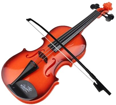 Violine Für Kinder | Baby Musikinstrument Spielzeug - Realistische Geige Für Anfänger Mädchen Zum Üben Zu Hause Unterwegs Geburtstag Geschenk Familienaktivität Lernen